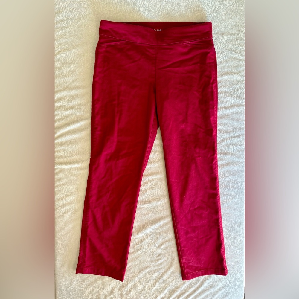 croft & barrow | the effortless stretch Pants in red
